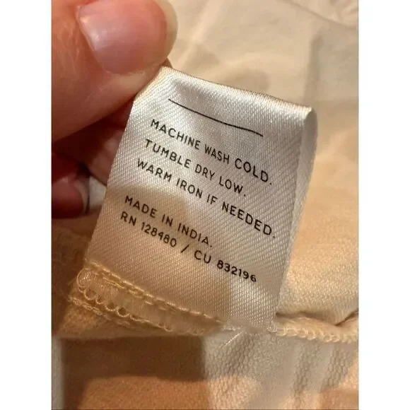 PACT Womens Modern Corduroy Bomber Jacket Sandshell Beige Size L - Picture 7 of 9